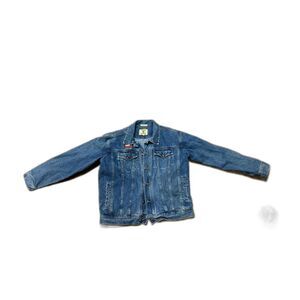 Vtg Trump Taj Mahal/Betty Boop Denim Jacket XL Outdoor Expedition See Descrip.